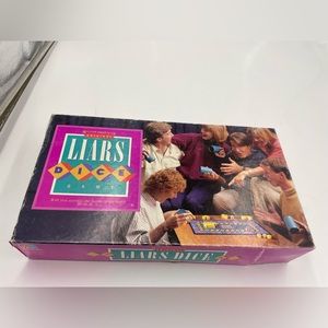 Original Liars Dice Board Game Vintage Milton Bradley 1987